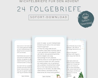 24 follow-up letters from the elf to print out with name line | Advent | Elf on a Shelf | Elf journey Advent calendar | Christmas elf