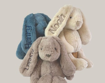 Personalised Embroidered Bunny Push Toy - Ideal Baby Gift - Birthday Gift