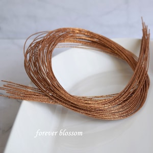 Japanische Mizuhiki Farbe bronze braun, 10 fädig, japanische Papierschnüre für Pflaume, Awaji, Schildkrötenknoten, traditionelle japanische Kunst