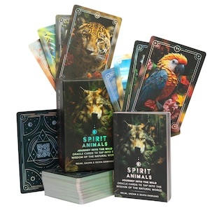 Spirit Animals: A Luxurious 96-Card Oracle Deck and Guidebook | Oracle Cards That Tap Into The Wisdom Of The Natural World
