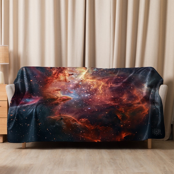 Omega Nebula Dreams Fluffy Blanket