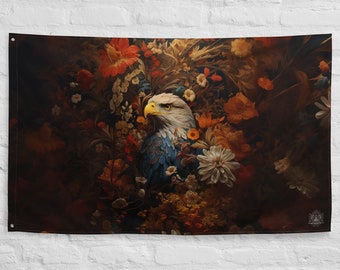 Eagle Spirit dierlijke vlag kunst aan de muur