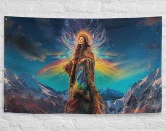 Arnarquagssaq Goddess Flag Wall Art