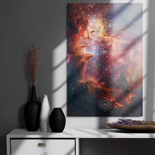 Omega Nebula Metal prints