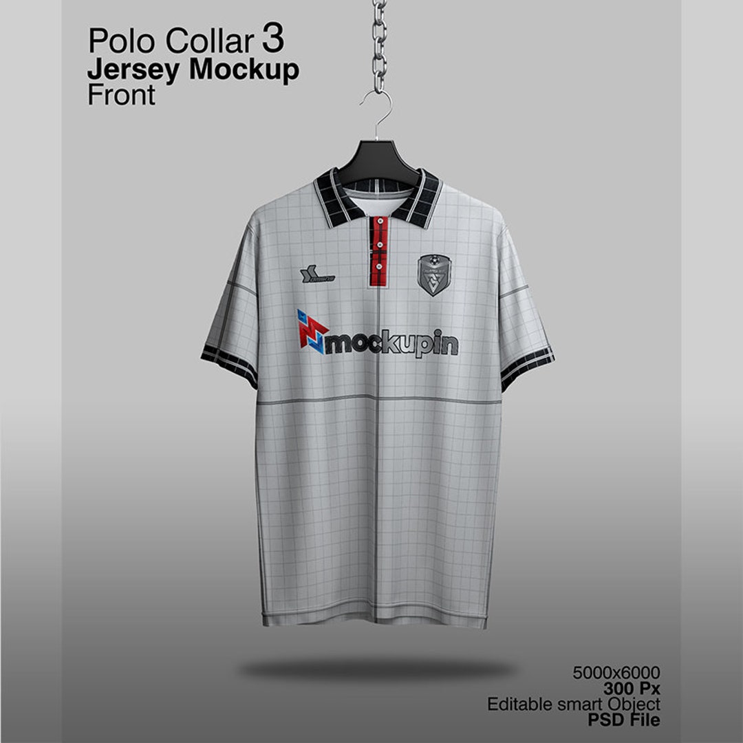 Hanging POLO Collar Jersey Mockup PSD Etsy