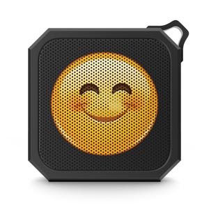 Outdoor Bluetooth Speaker with Smile Emoji, Portable Wireless Speaker, Camping Speaker, Beach Speaker, Travel Speaker