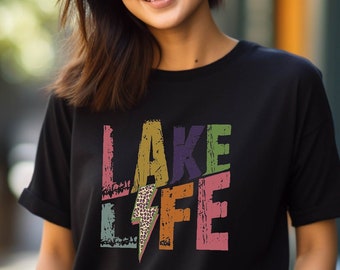 Lake Life Shirt, Lake Shirt, On The Lake,Gift for Travel Lover, Gift for Adventurer, Vacation Shirts, Gift for Her, Camper Shirt, Lake Vibes