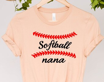 Softball Nana Shirt, Nana Softballl, Game Day Shirt, Nana Life, Softball Nana T'shirt, Gift For Softball Nana, Nana Shirt,Softball Lover Tee