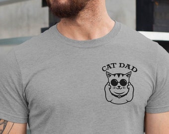 Cat Dad T-Shirt, Cat Lover Shirt, Funny Cat Tee, Cat Father, Cat Dad, Cat Daddy Shirt, Animal Lover Gift, Gift from the Cat, Cat Dad Gift