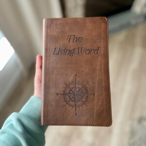 Personalized Bible, Custom ESV Study Bible, Laser engraved Bible, Personalized laser engraved gift, Custom christian gift