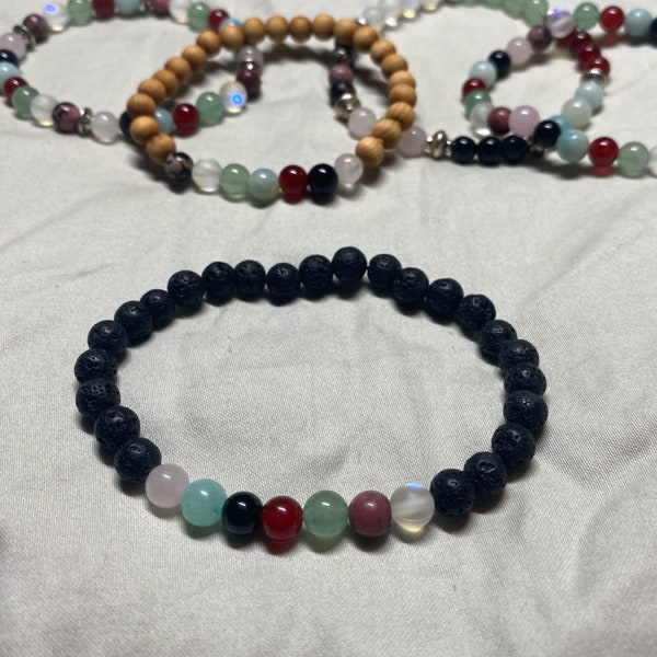 After Trauma Recovery Healing Bracelet PTSD Life After Trauma Real Healing Crystal Beads Men and Women