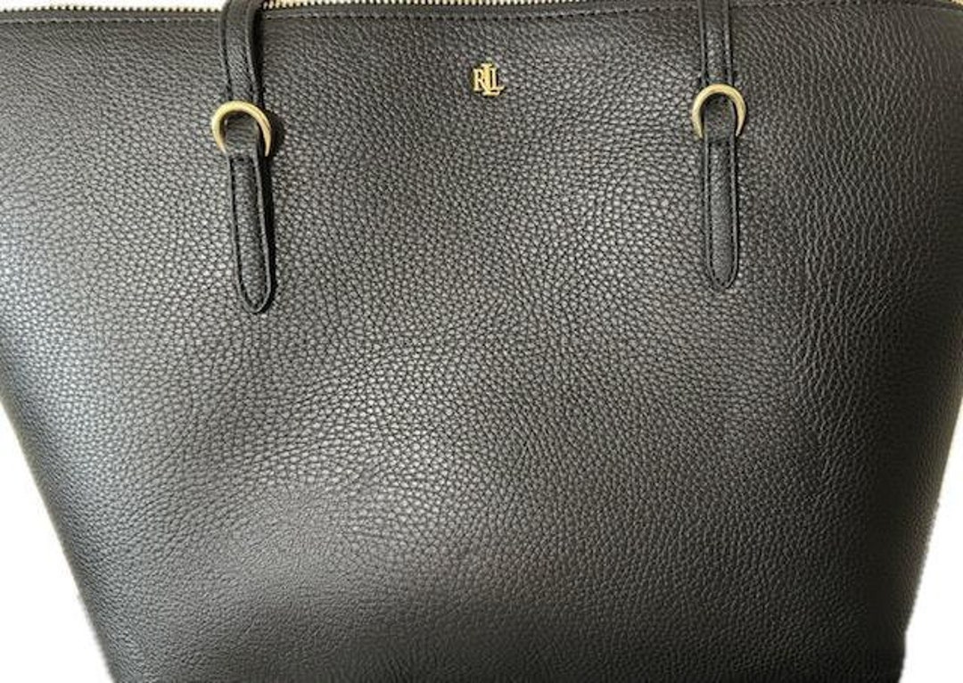 Ralph Lauren Leather Tote Bag Etsy