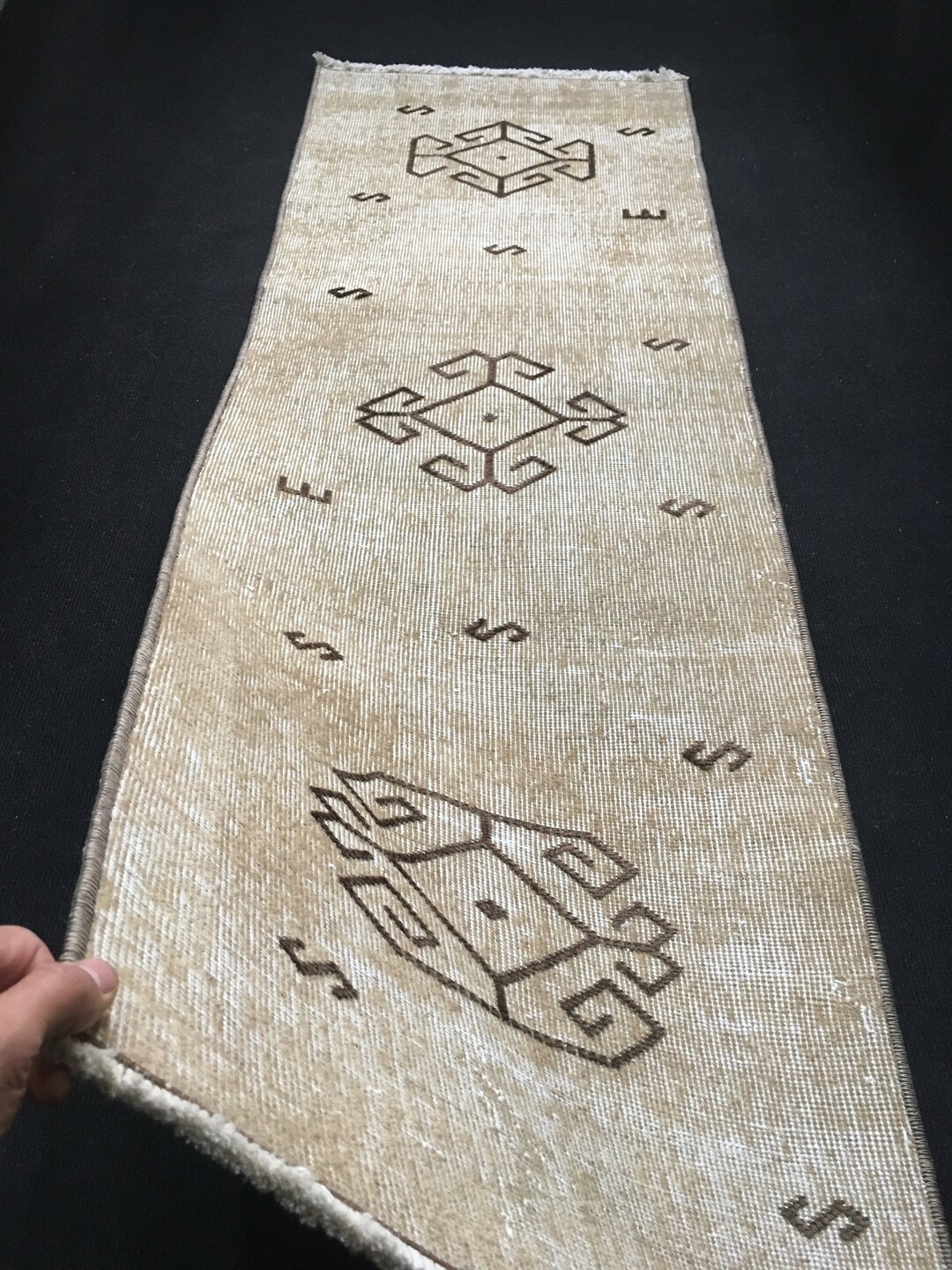 2x6 Vintage Runner Low Pile Runner Oushak Boho Runner Etsy