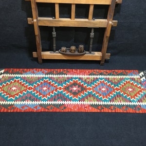 2 x 6.5 Turkish Kilim Rug, Vintage Kilim Wool, Kitchen Entryway Bedroom Decor Rugs, Oushak Rug, Vintage Rug, Persian Rug, Colored Rug