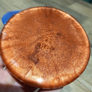 Burned Orange | Copper Resin Coasters  | Dinnerware | Home decor