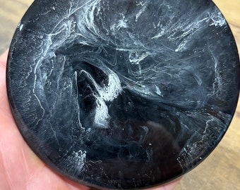 Black Marble Resin Coasters  | Dinnerware | Home decor