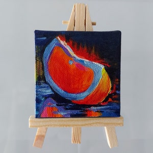 Grapefruit acrylic painting, Fruit painting, Fruit acrylic painting, still life, Citrus acrylic painting, Grapefruit still life painting
