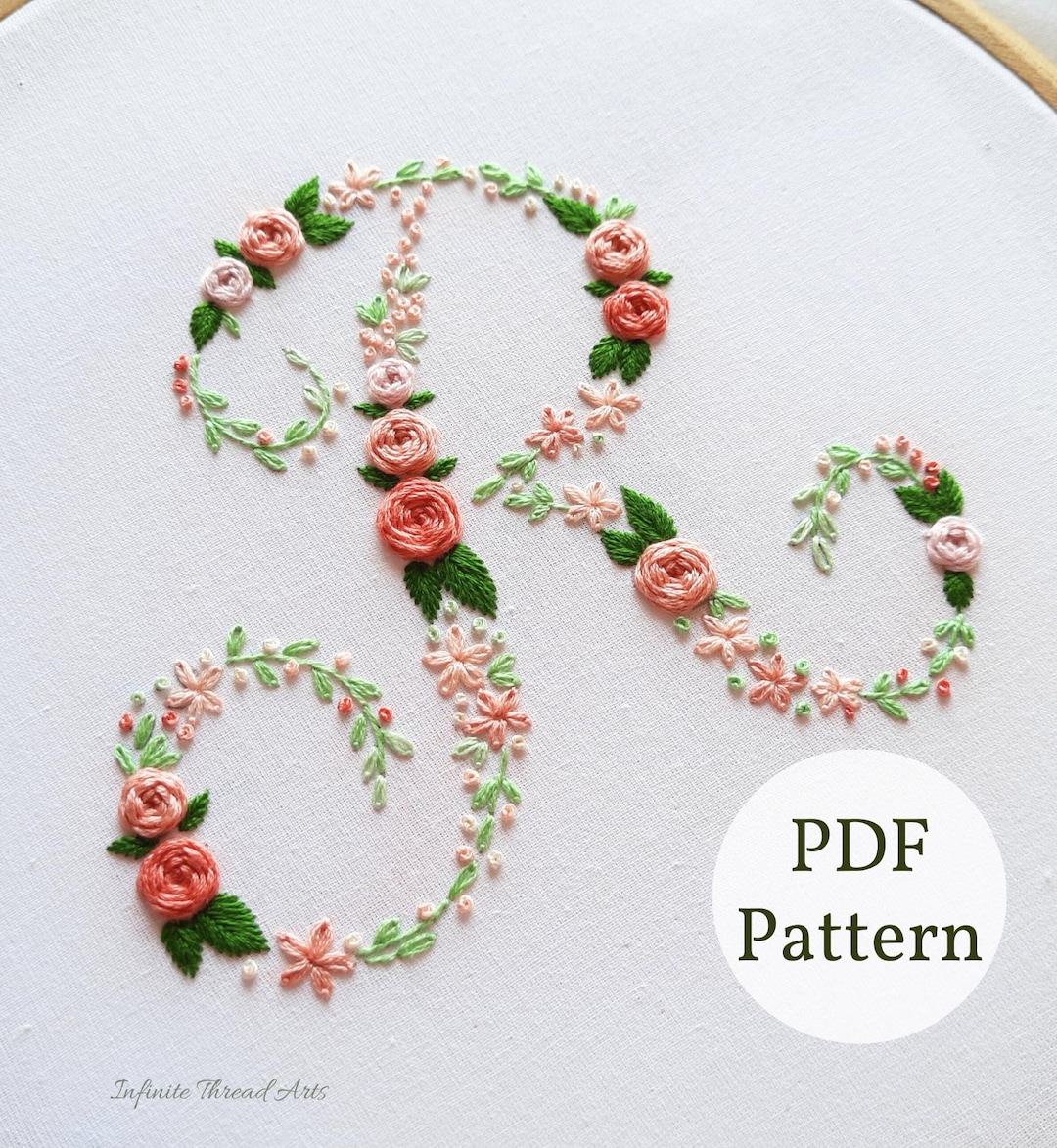 Floral Initial 