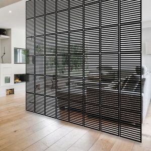 Decorative room devider PLYWOOD or matte PVC. 12 panels is 1 square meter