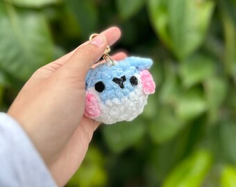 Crochet Baby Lamb Keychain | Cute Handmade Sheep Accessory