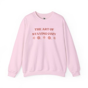 Suéter de cuello redondo "El arte de mantenerse abrigado" / Regalo para amantes del crochet, amantes de la lana, Día de la Madre, cumpleaños y San Valentín