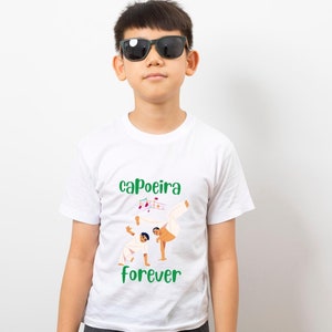 capoeira forever shirt for Kids, capoeira colorful shirt, Capoeira T-shirt for boys girls, Capoeira T-shirt Gift children&#39;s capoeira shirt