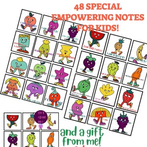 Encouragement Inspiration printable Affirmation stickers empowering kids Motivational Cards, Lunch sticky kids Positive Cards Vibes notes