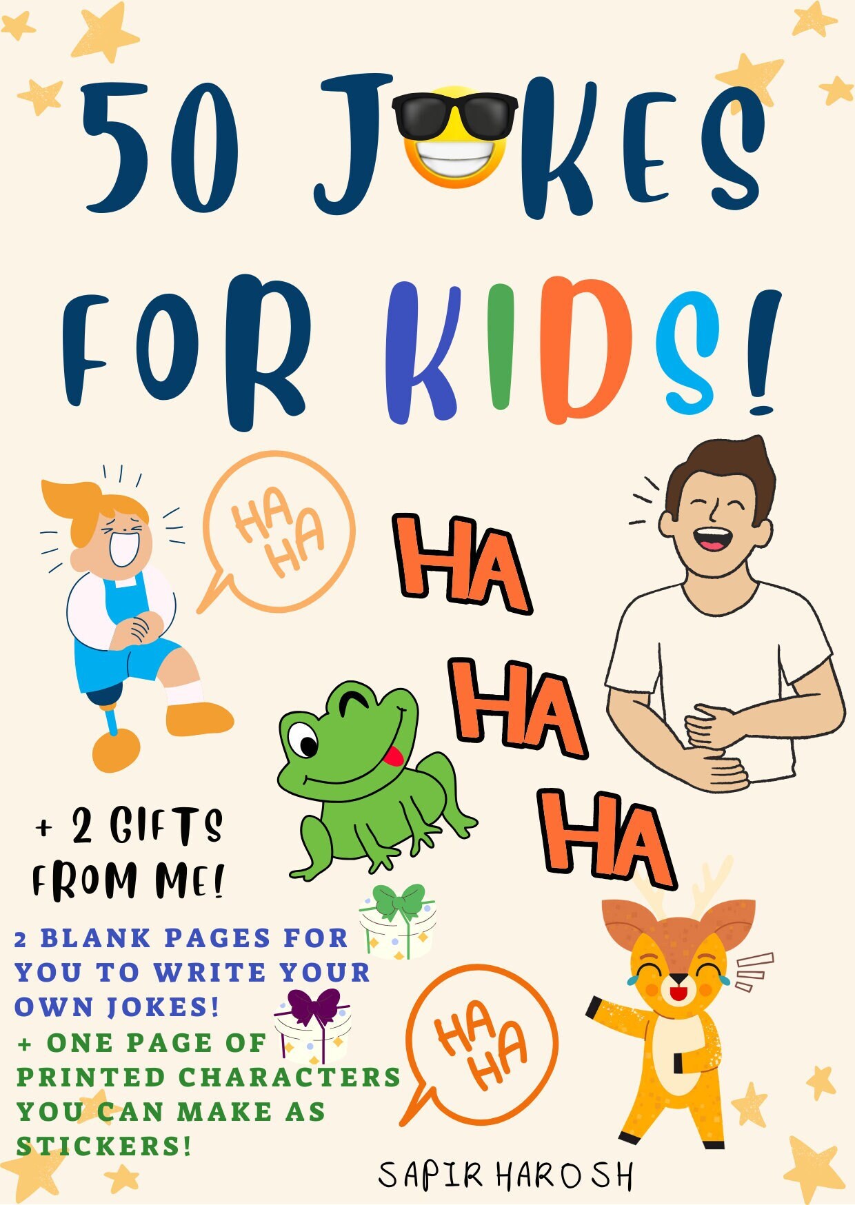 50 Colorful Printable Joke Cards for Kids for Calendars and Lunchboxes ...