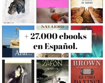 Más de 27.000 e-books en español ordenados alfabéticamente por autores de diferentes géneros.