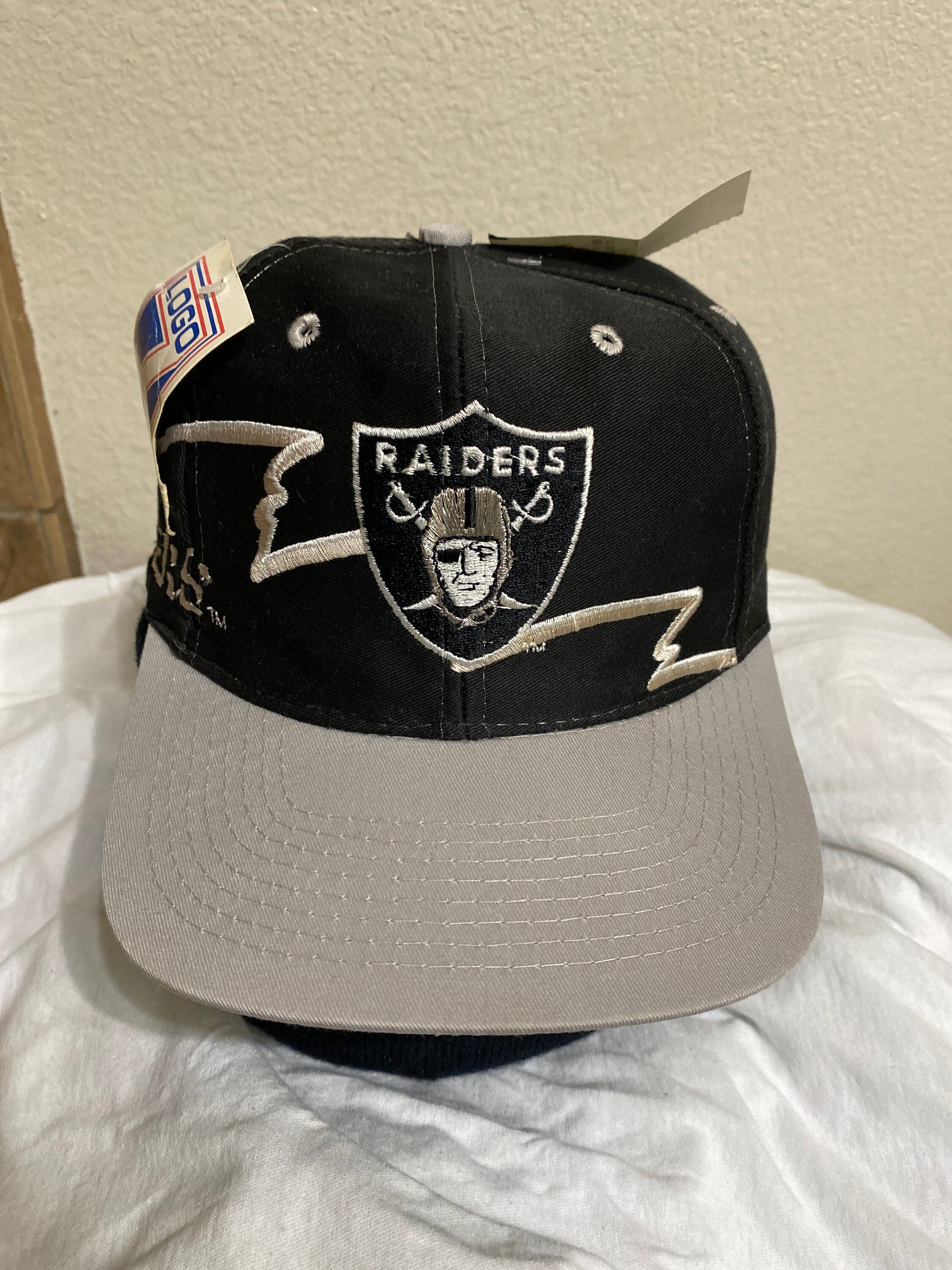 Rare Mitchell Ness Raiders NFL Team Foam Helmet Snapback Hat