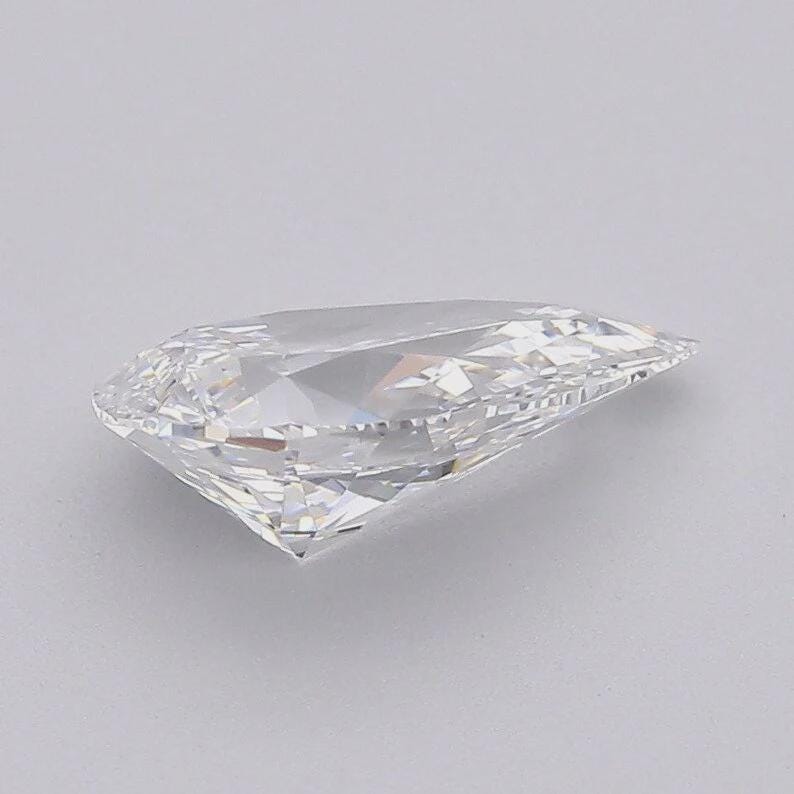 IGI Certified Pear Cut CVD Lab Grown Loose Diamond (0.50-2.00 Ct) image 5