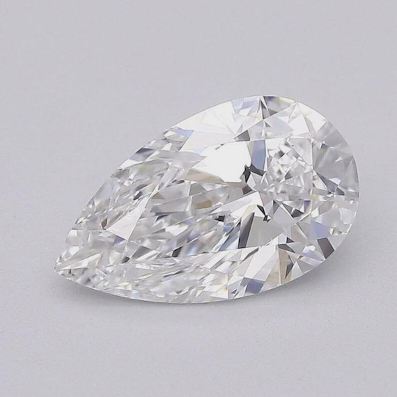 IGI Certified Pear Cut CVD Lab Grown Loose Diamond (0.50-2.00 Ct)