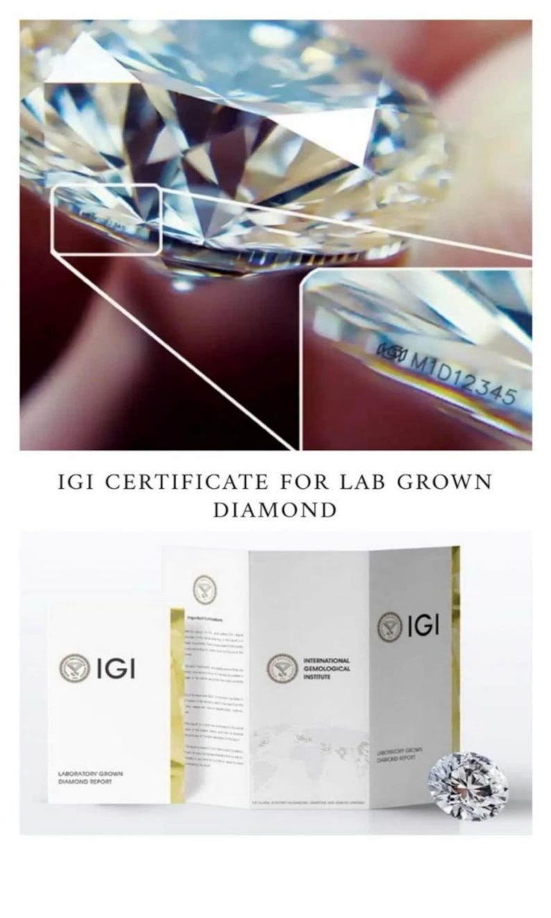 Lab Created Diamond Inscription Princess Engagement Ring Real Lab Grown Diamond Ring Anniversary ...