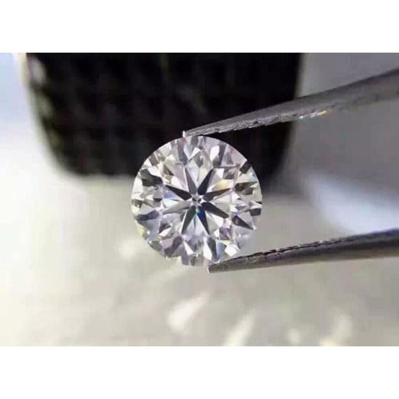 EF-VS Round Cut Lab Grown Loose Diamond, Jewelry Making (0.80-5.00 mm) image 14