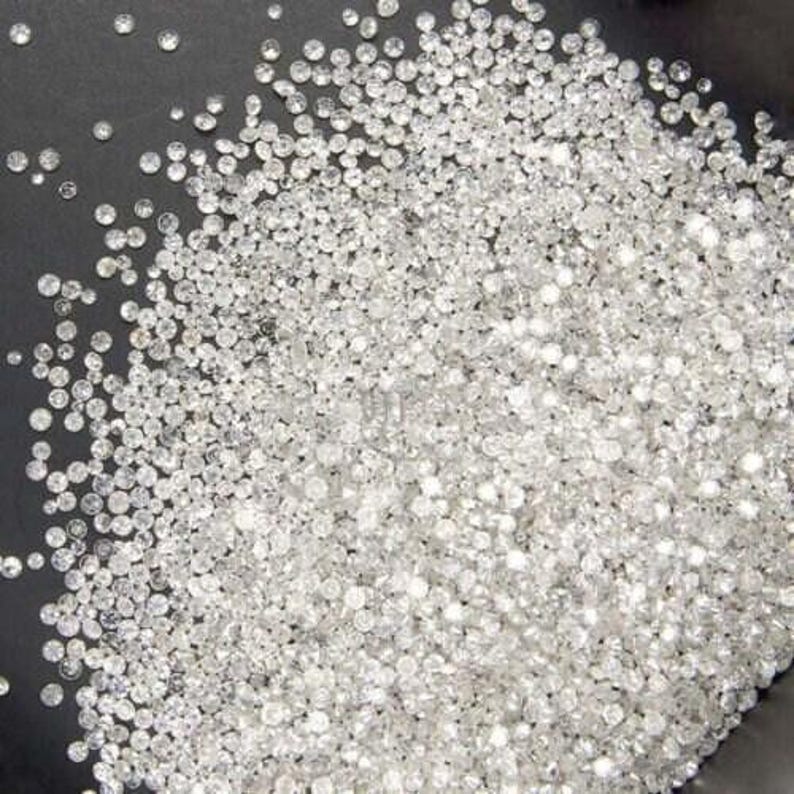 EF-VS Round Cut Lab Grown Loose Diamond, Jewelry Making (0.80-5.00 mm) image 12