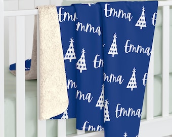 Personalized Baby Blanket: Custom Name Swaddle, Soft Fleece