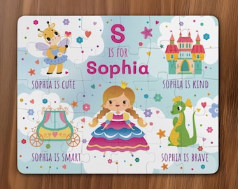 Custom Name Toddler Puzzle Personalized Kids Gift Jigsaw Puzzle Child Development Toy Birthday Gift For Granddaughter Keepsake Personal Gift