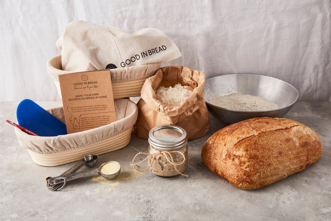 Organic Sourdough Baking Kit recipe Makes 2 Loaves Etsy UK