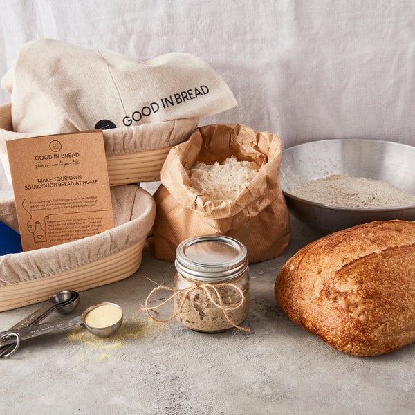 Organic Sourdough Baking Kit (recipe makes 2 loaves)