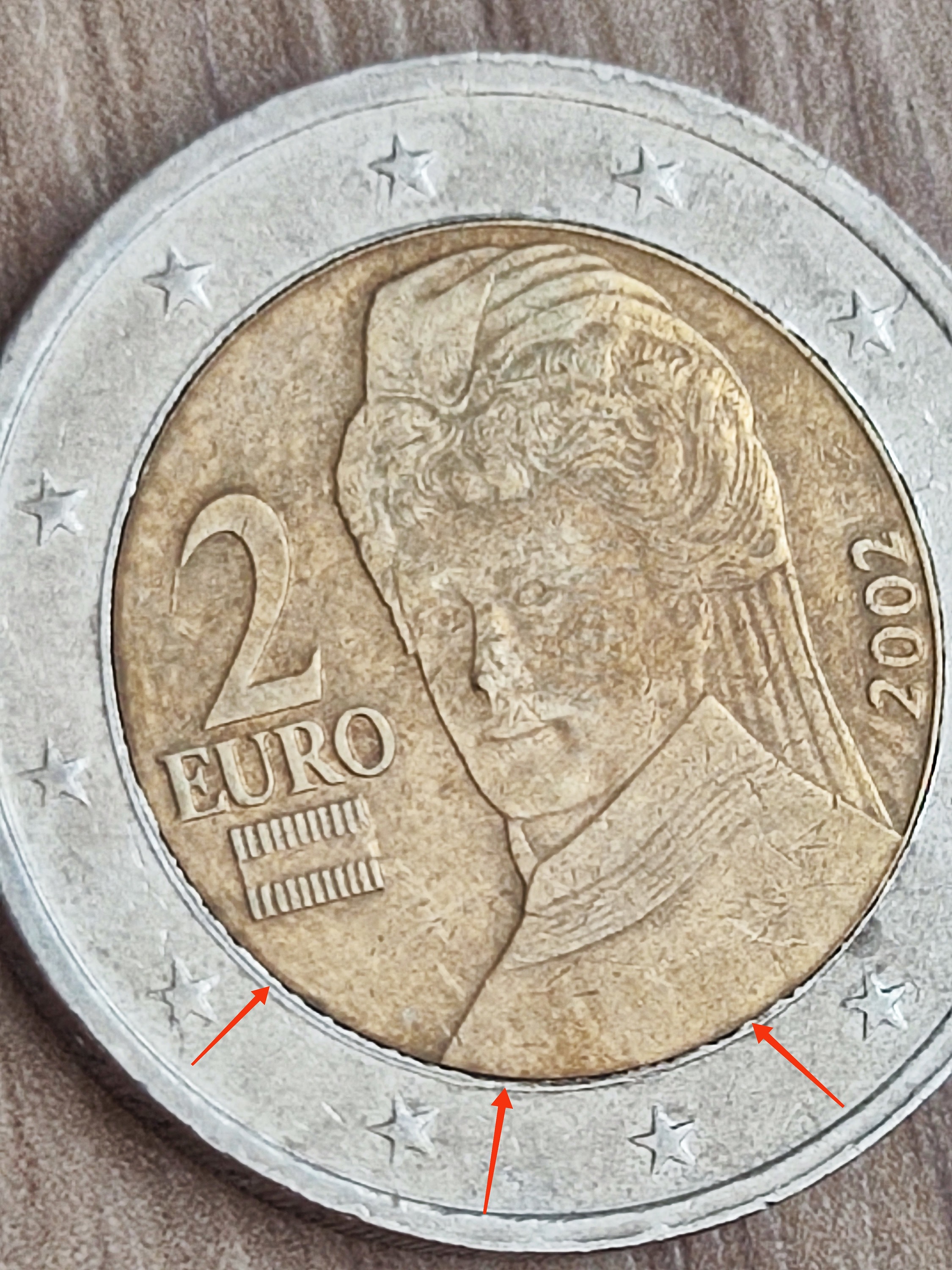Rare pièce de 2 euros Autriche année 2002 Etsy France