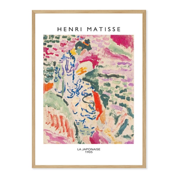 Matisse LA JAPONAISE | Matisse Art Print | Henri Matisse Poster | Matisse Print | Wall Art | Matisse Print Download | Digital Printable