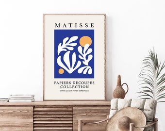 Impressão artística de Henri Matisse: decoração de parede moderna (download digital)