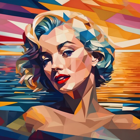 Marilyn monroe abstract painting deals
