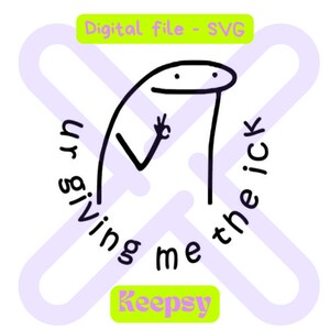 Archivo digital SVG - tu / estás dándome el ick