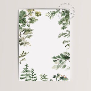 Bloc-Notes Forêt | Foliage | Illustration | Goodies | Nature | Oiseaux | Mots d'amour l Liste l Print A6 l Rosywood