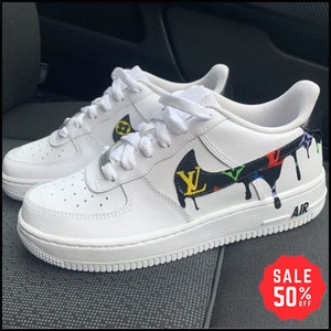 Custom Louis Vuitton Drip Air Force 1