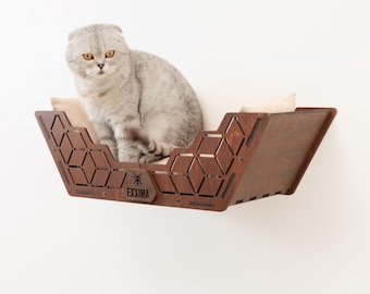 Modernes Katzenwandbett, Katzenhängematte, Katzenwandmöbel