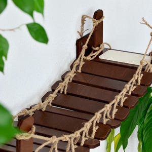 Cat Floating Bridge, Cat Wall Bridge, Modern Cat Wall Shelves, Cat Wall Furniture