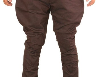 Pantalon Harem Homme Vintage – Taille Slim – Multicolore – Pour équitation Ou Quotidien