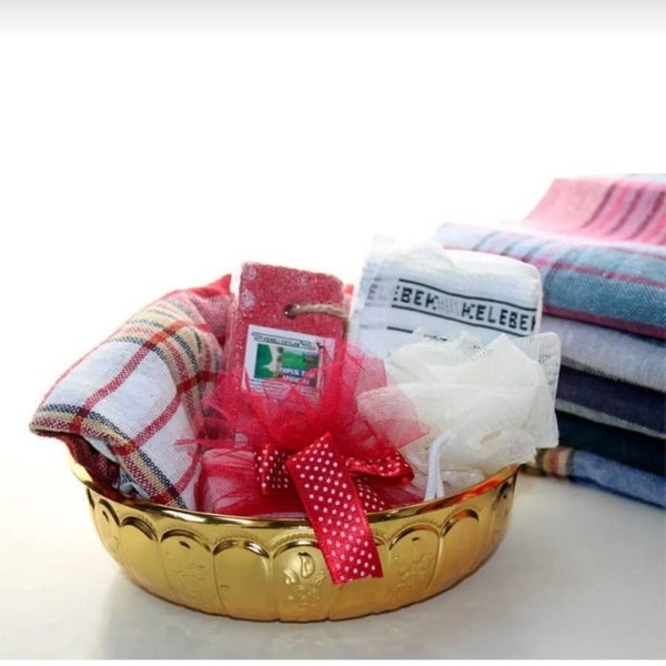 Turkish Bath Set,Traditional Self Care Set,Ottoman Hammam&Spa Set,Relaxation Bath Gift Set,New Couple Gift Basket,8 March Women's Day Gift.